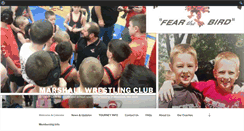 Desktop Screenshot of marshallwrestlingclub.com