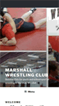 Mobile Screenshot of marshallwrestlingclub.com